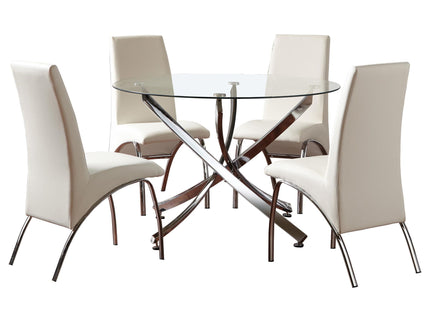 Compson - 5 Piece Dining Set - Chrome