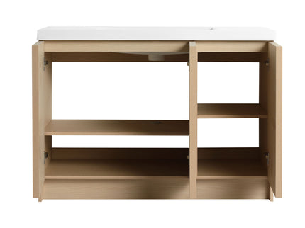 Freestanding Bathroom Vanity With Sink & 2 Soft Close Cabinet Doors