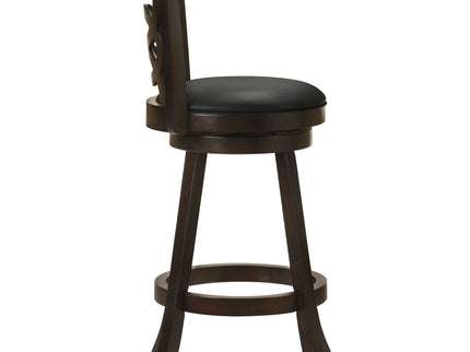 Swivel Bar Stool (Set of 2) - Black