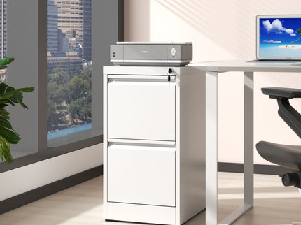 Steel Drawer Vertical File Cabinet With Lock For A4 Legal / Letter Size