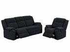 Black / 2 Pc. Sofa, Chair