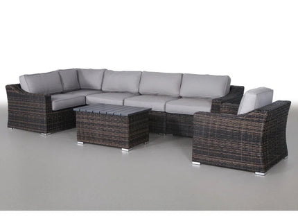 Stylish Sofa Seating Group With Cushions Perfect For Outdoor Gatherings