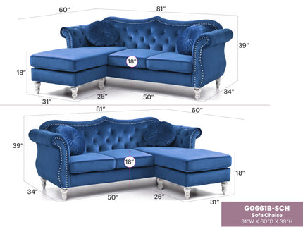 Hollywood - Sofa Chaise
