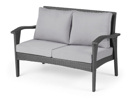 Honolulu - Loveseat - Gray / Silver