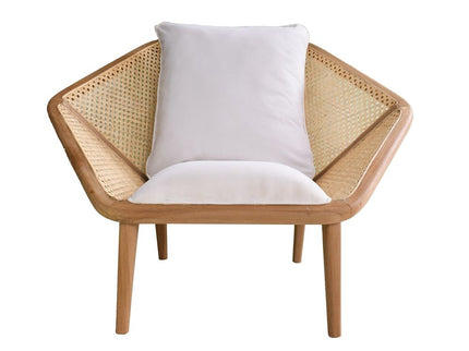 Tectona - Teak Leisure Chair - Natural Wood / Brown