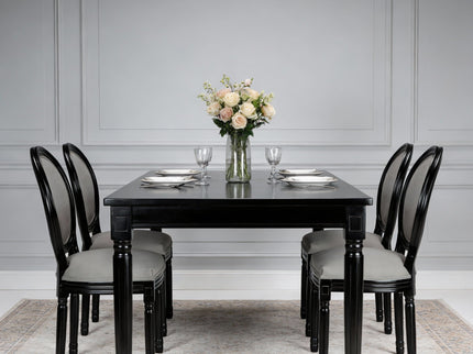 Upholstered & Round Back Dining Chairs (Set of 2)