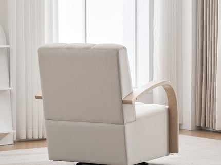 360° Swivel Accent Chair With Armrests