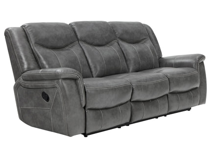 Hudson - Motion Sofa Pillow Top Arms Reclining Comfort - Gray