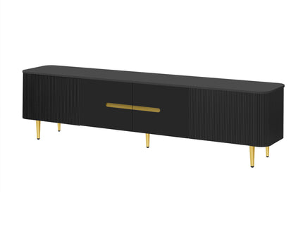 Minimalist TV Stand For TVs Up To 85", Modern Entertainment Center Media Console With 4 Spacious Cabinets For Living Room
