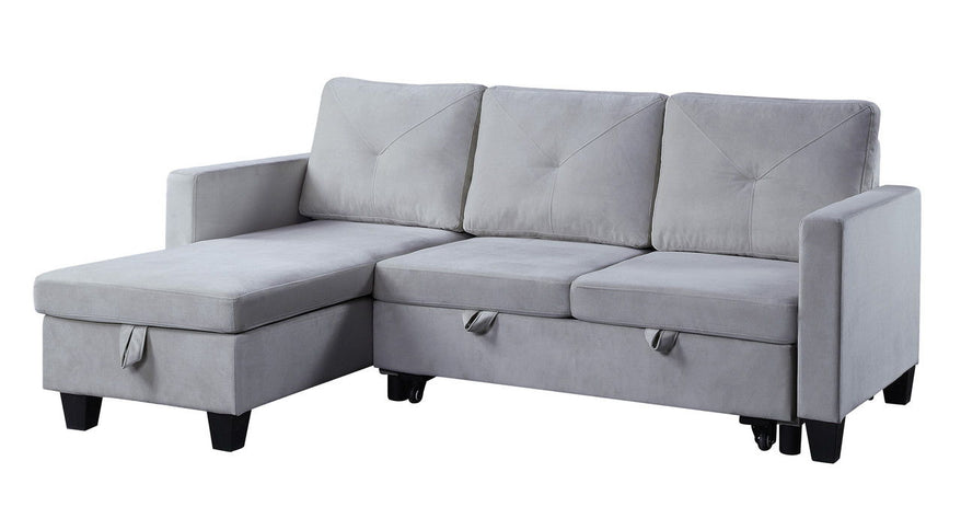 Nova - Reversible Sleeper Sectional Sofa With Storage Chaise