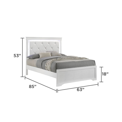 Blaze - Bedroom Set With LED Headboard