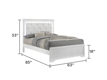 Blaze - Modern Bedroom Set With LED Headboard