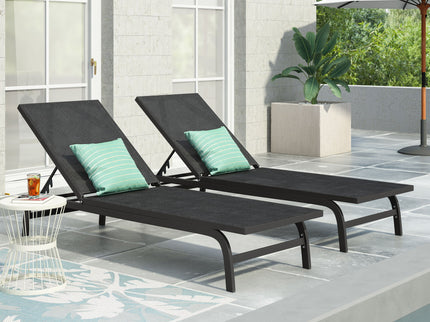 Finn - Contemporary Chaise Lounge For Outdoor Relaxation