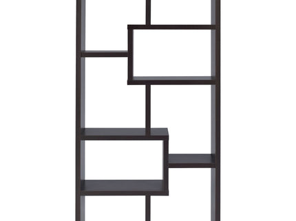 8 Shelf Geometric Bookcase