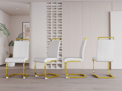 Side Dining Room Chair, Padded Seat High Back