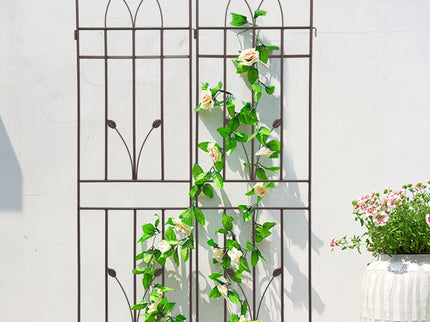 Metal Garden Trellis Rustproof For Climbing Plants Outdoor Flower Support