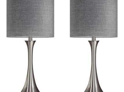 Lenuxe - Contemporary Semi Gloss Table Lamp (Set of 2)