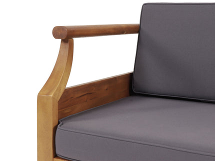 Aston - 4 Piece Sofa Set - Dark Gray