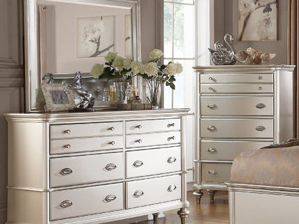 Bedroom Dresser Only, Storage Drawers Furniture - Silver / Silver / Gray
