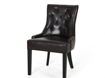 Contemporary Cheney Dining Chair Set With Tufted Design