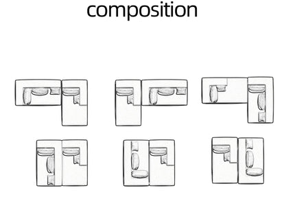 Modular Corner Sofa With Soft Fabric