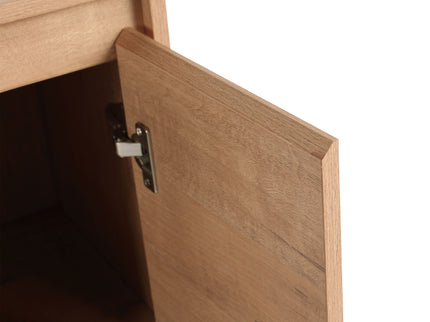 Soft Close Door Freestanding Bathroom Vanity With Sink, 1 Small Storage Cabinet