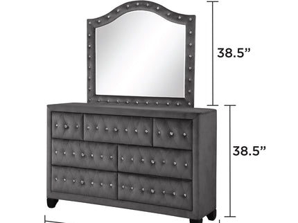 Sophia - Tufted Upholstery Mirror