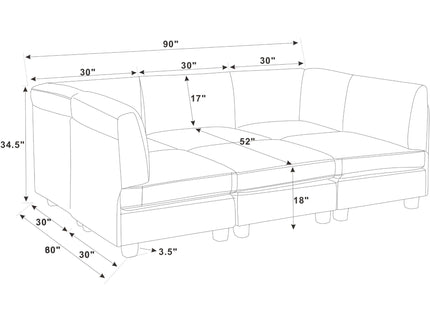 Upholstered Modular Sectional