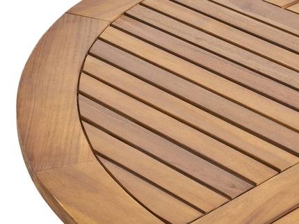 Hermosa - Outdoor Acacia Wood Table Circular Design