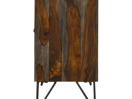 Komomo - 1 Adjustable Shelf Accent Cabinet - Gray