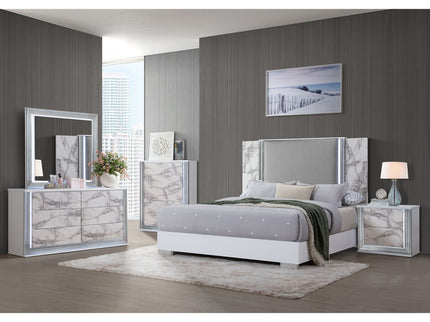 Moon - Dresser With LED Lighting - Marble