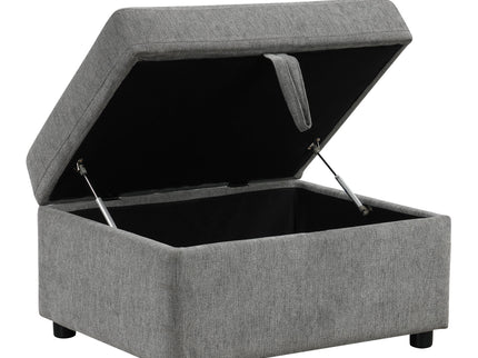 Sectional Sofa Convertible Pull-Out Sofa Bed With A Movable Storage Ottoman For Living Room