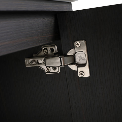 Modern Bathroom Vanity With Ceramic Sink, Freestanding Cabinet, Soft Closing Doors