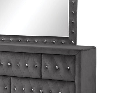 Sophia - Tufted Upholstery Mirror