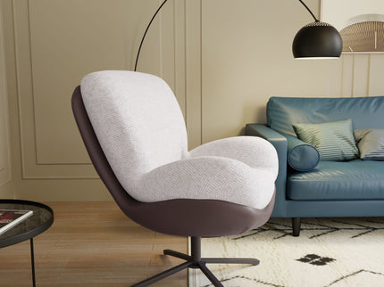 360° Swivel Office Chair, No Wheels