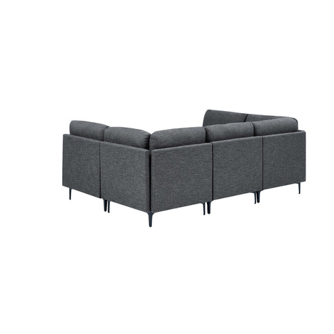 Upholstered Modular Sectional & Tall Legs