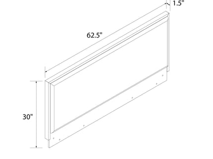 Minimalist Upholstered Headboard