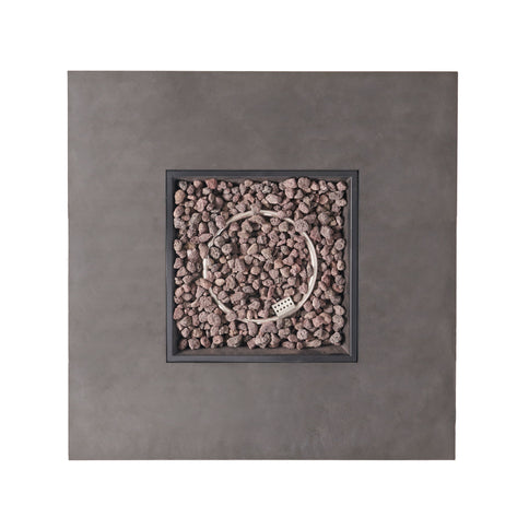 Modern Square Fire Pit With 50, 000 Btu