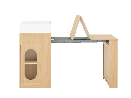 Extendable Dining Table With Folding Top