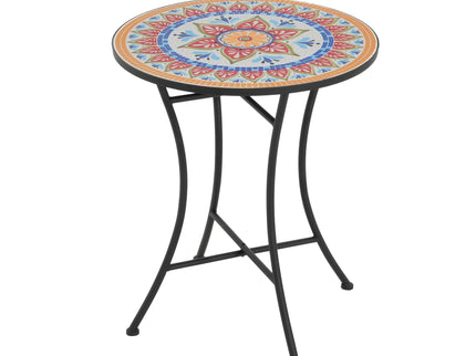Lambert - Outdoor Chat Set - Black / Red