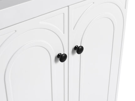 Modern Freestanding Bathroom Vanity With Soft Close Cabinet Doors