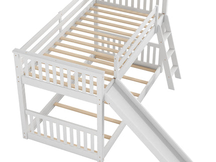 Bunk Bed & Convertible Slide And Ladder