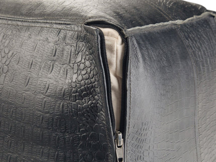 Bowen - Square Pouf - Black