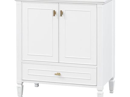 Freestanding Vanity With 1 Drawer & 2 Soft Close Doors With Door Mounted Storage