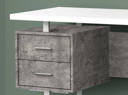 Computer Desk For Home Office, Laptop, Left, Right Set - Up, Storage Drawers, Contemporary & Modern