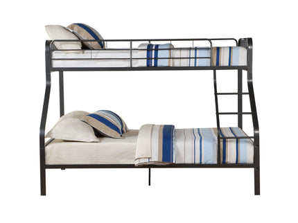 Caius - Twin Long Queen Bunk Bed - Gun