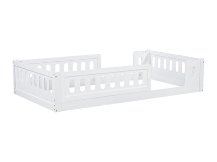 Platform Bed With Guardrail