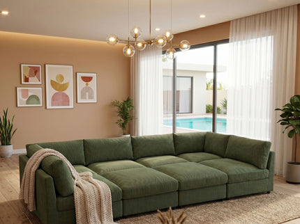 Modular Sectional With Custom Configuration