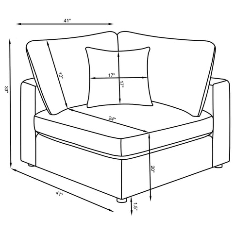 Rhette - Upholstered Sectional