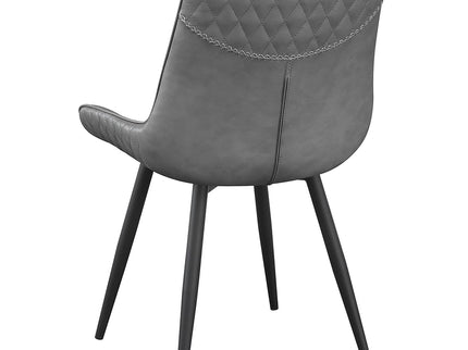 Tufted Swivel Side Chair (Set of 2) - Gray